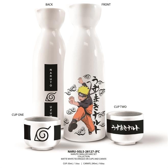 NARUTO SHIPPUDEN SET SAKE NARUTO