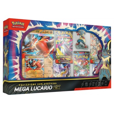 POKÉMON Collezione con Statuina – Mega Lucario ex (ITA)