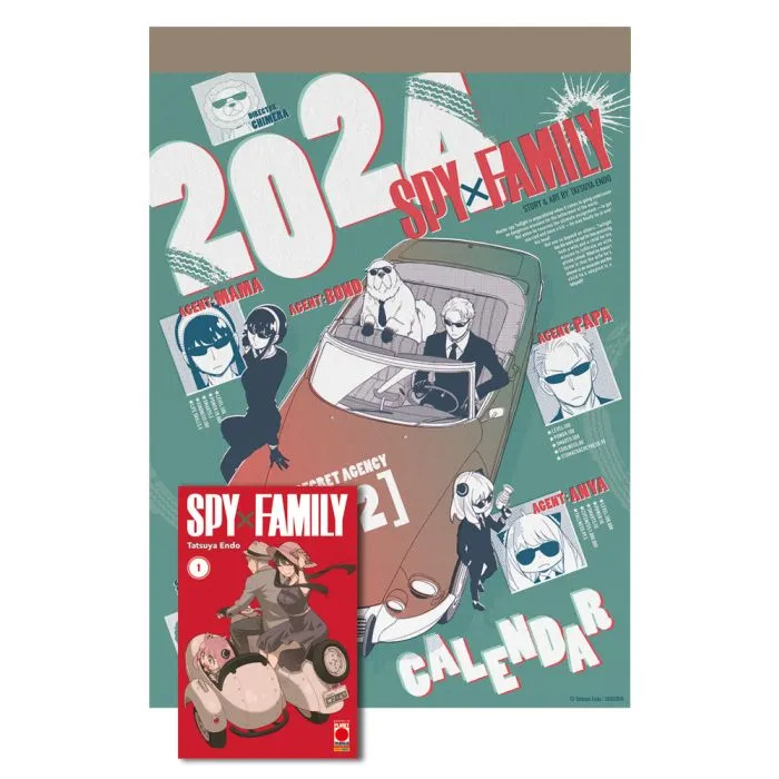 SPY X FAMILY CALENDARIO 2024 CON VARIANT