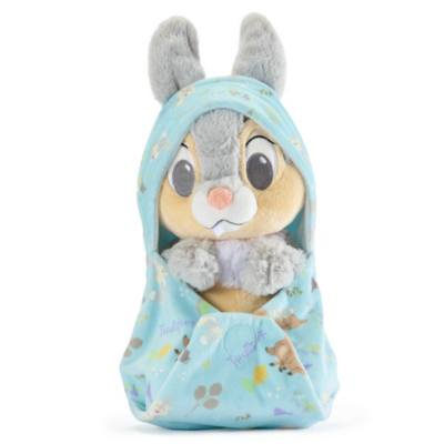 Peluche piccolo Disney Babies Tippete con copertina, Bambi, 27 cm