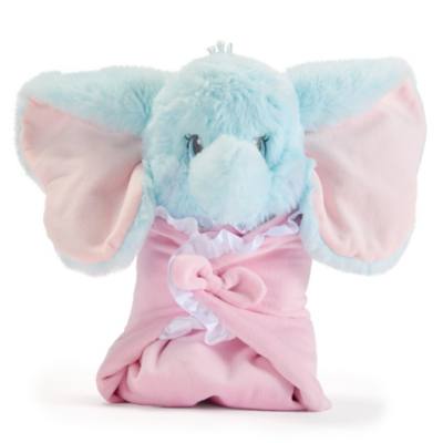 Peluche piccolo Disney Babies Dumbo con fascia Disney Store Japan, 24 cm