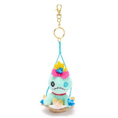 Piccolo peluche portachiavi Scrap Summertime Disney Store Japan, Lilo e Stitch, 9 cm