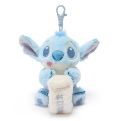 Porta cerchietto a scatto con orecchie e mini peluche Stitch Disney Store, Lilo e Stitch, 10 cm