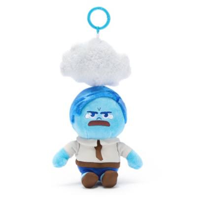Portachiavi con peluche piccolo Tristezza Papà, Inside Out, 13 cm