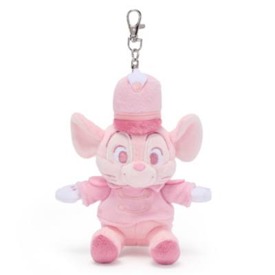 Portachiavi con peluche rosa Timoteo, Dumbo, 8 cm