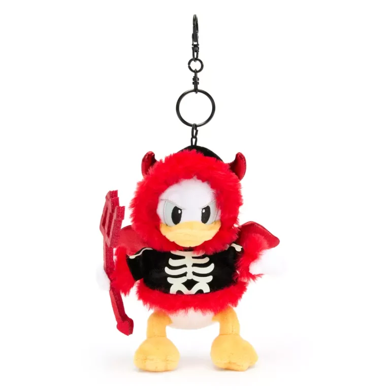 Portachiavi con peluche di Paperino Halloween Disney Store Japan, 15 cm