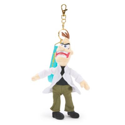 Ciondolo per borsa peluche Dr. Heinz Doofenshmirtzn Disney Store Japan, Phineas e Ferb, 20,5 cm
