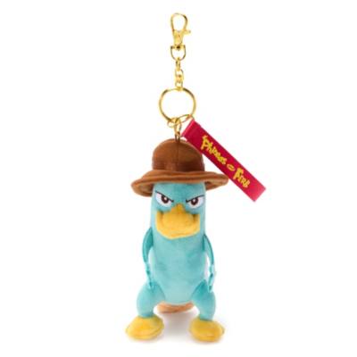 Ciondolo per borsa peluche Perry vestito da “Agente P” Disney Store Japan, Phineas e Ferb, 18 cm