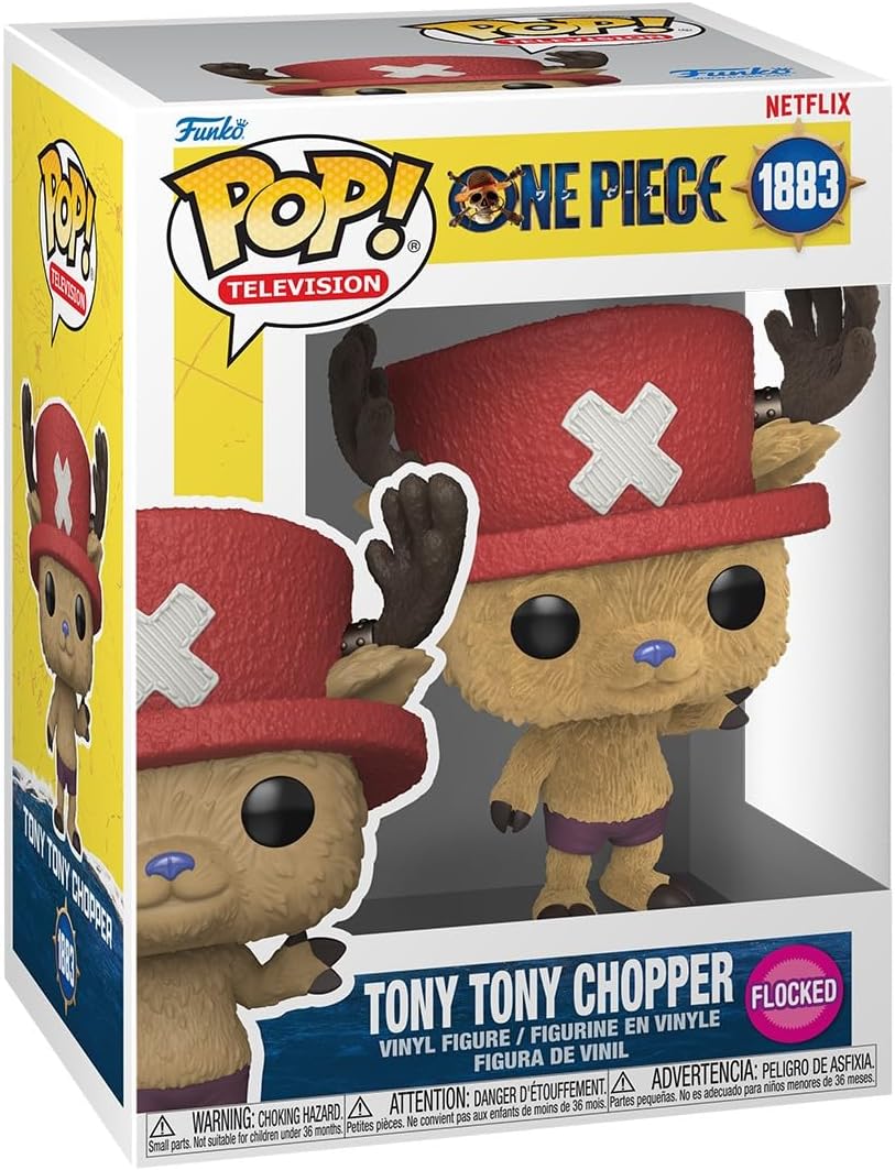 Funko POP! Television: One Piece – Tony Tony Chopper 1883 Flocked