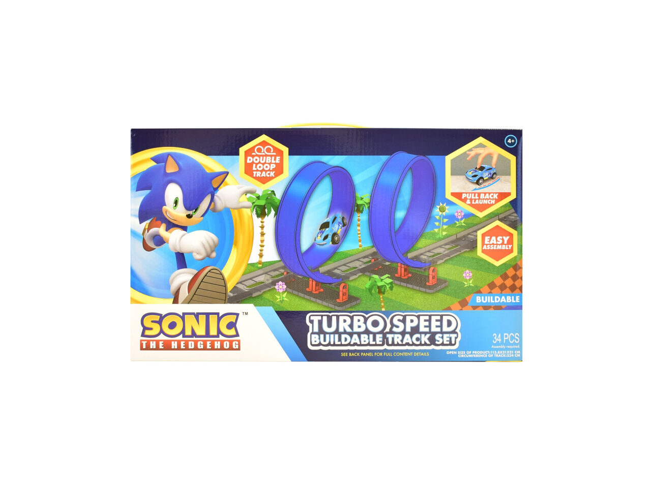 SONIC PISTA CON DOPPIO GIRO