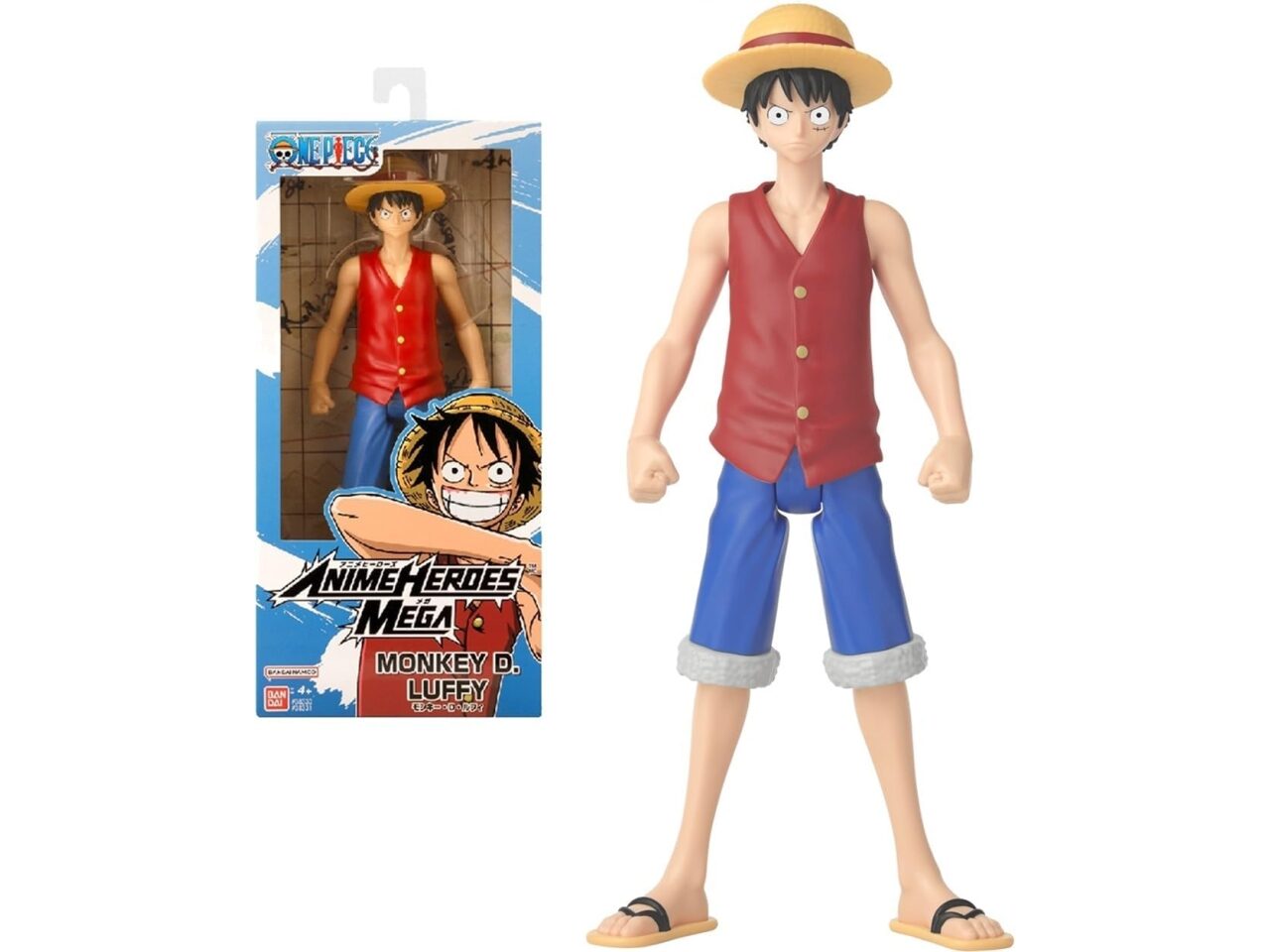 ONE PIECE ANIME HEROES MEGA MONKEY D. LUFFY 30cm