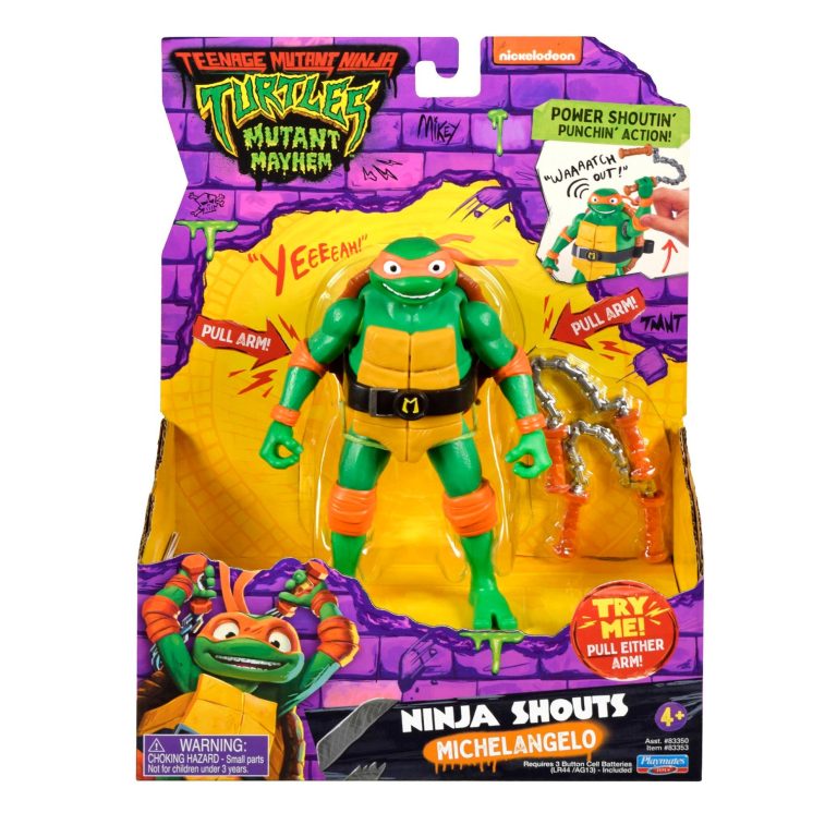 TEENAGE MUTANT NINJA TURTLES MUTANT MAYHEM – MICHELANGELO NINJA SHOUTS