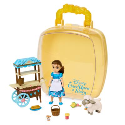 Disney Once Upon a Story, set da gioco con mini bambola Belle, La bella e la bestia