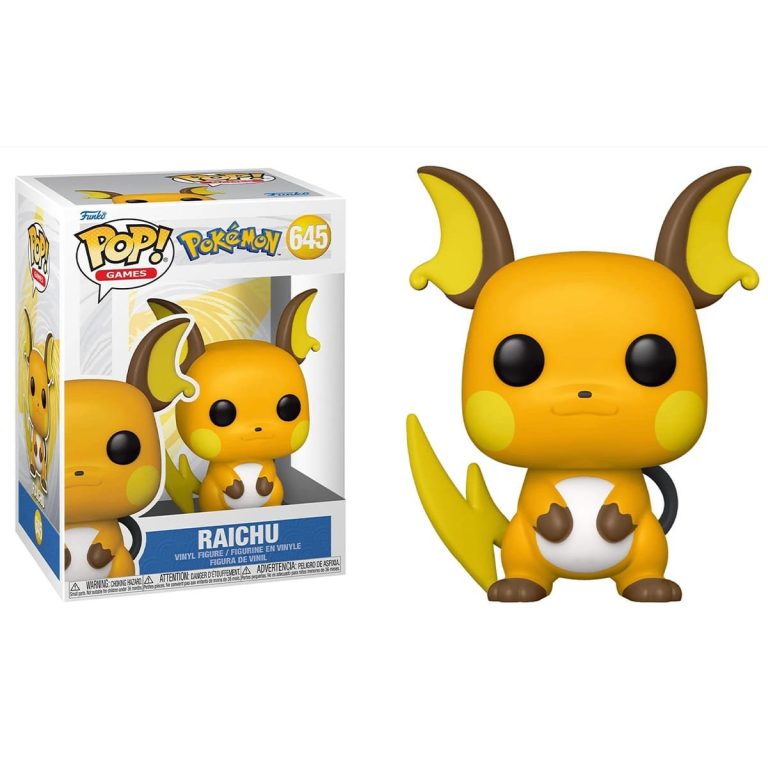 Funko Pop Raichu Pokémon Anime Games Vinyl Figure N° 645