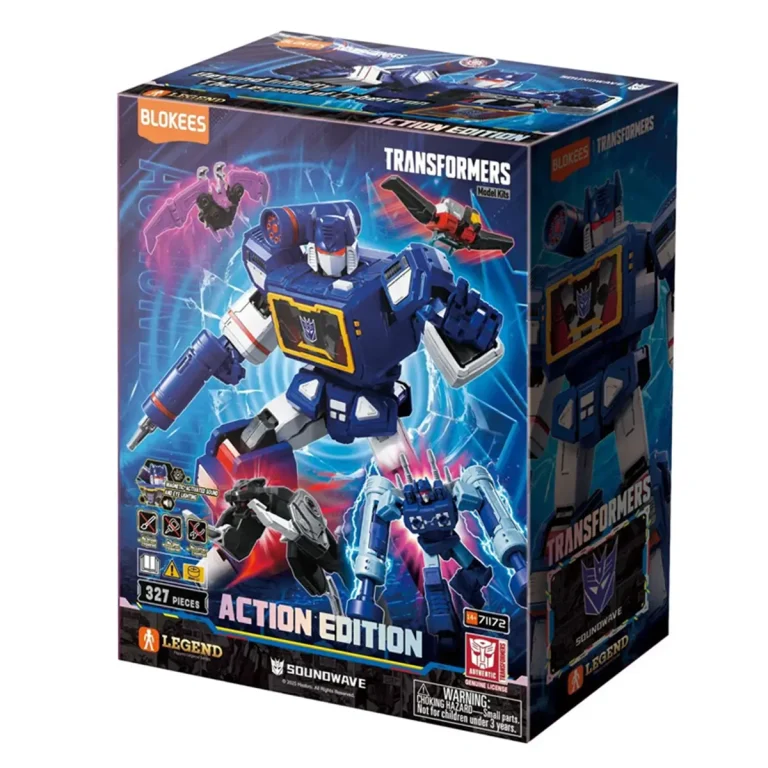 Model Kit Soundwave Blokees Transformers Light Up