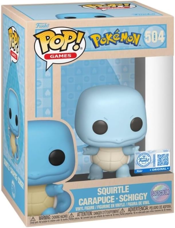 Funko Pop Pokemon – Squirtle Soft Color 504