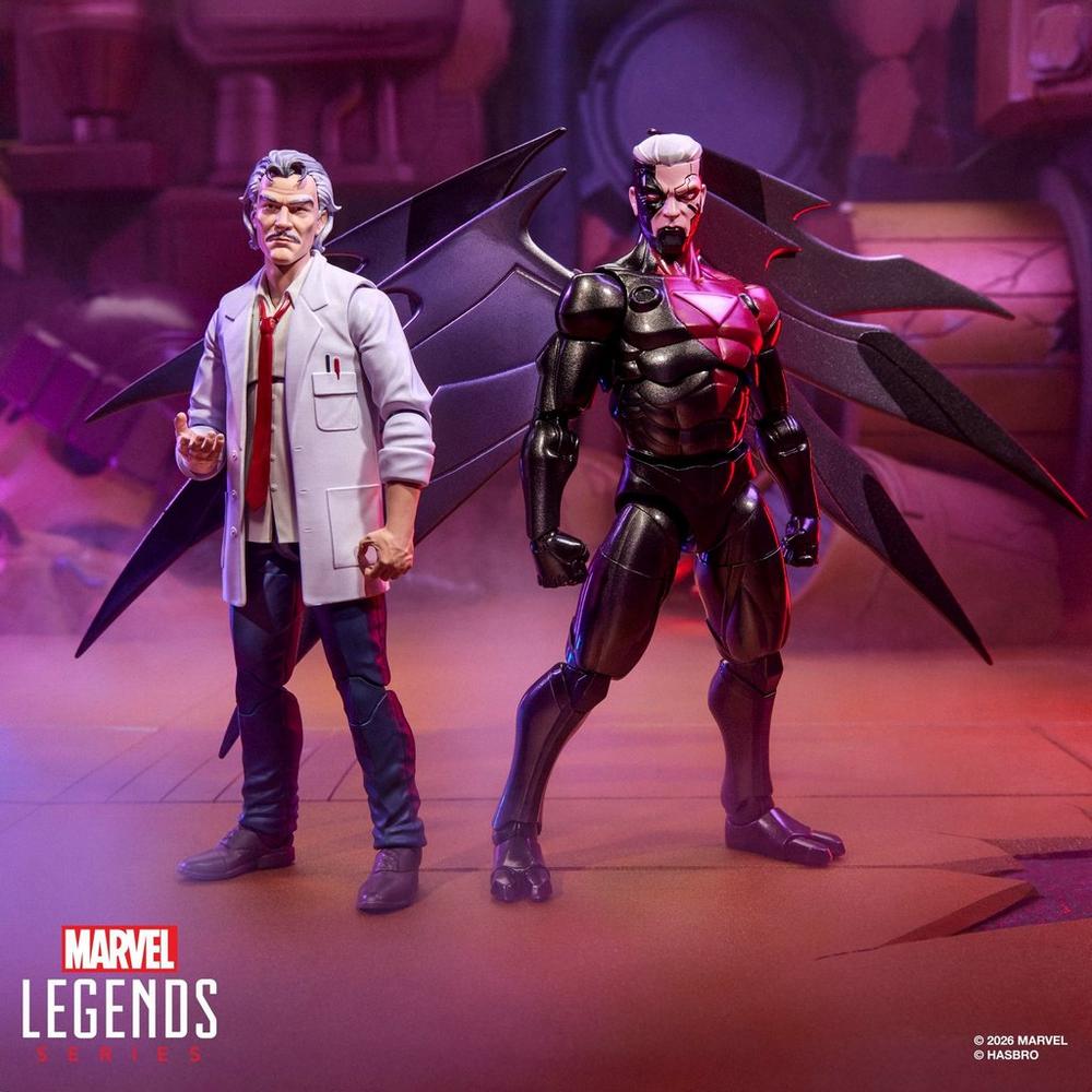 Marvel Legends Series Bolivar Trask and Marvel’s Bastion Nimrod, X-Men ’97