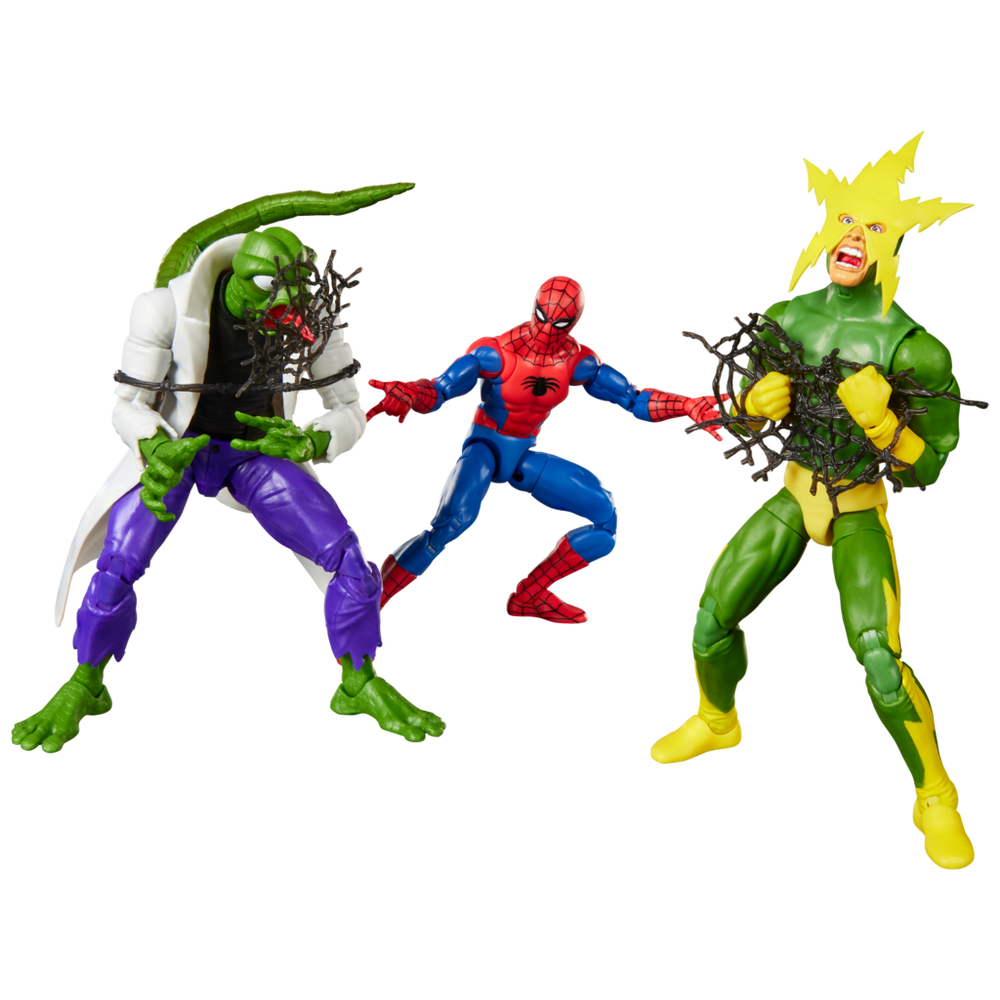 Marvel Legends Series Spider-Man, Marvel’s Lizard, & Marvel’s Electro