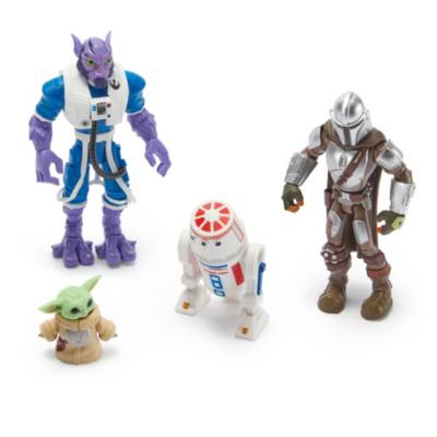 Set di action figure The Mandalorian e Grogu, Star Wars Toybox
