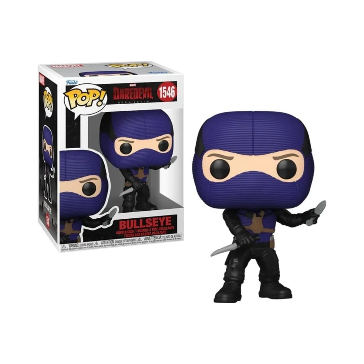 Bullseye Daredevil Born Again Marvel Funko Pop N° 1546