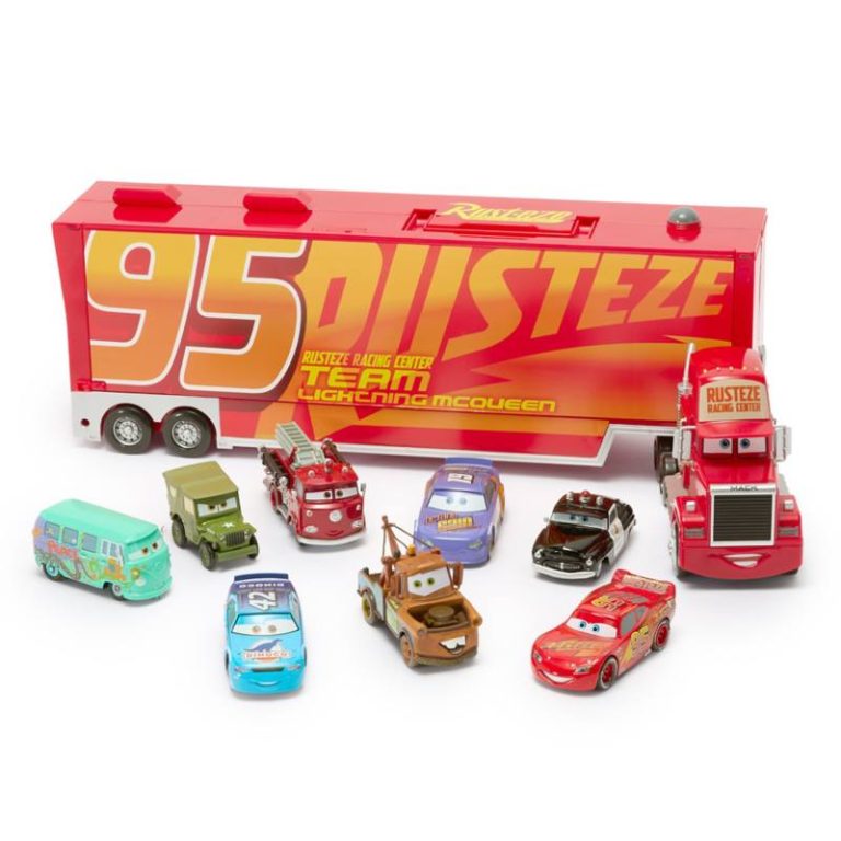 Set da gioco camion bisarca Mack, Disney Pixar Cars