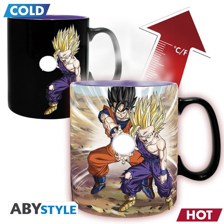 TAZZA DRAGON BALL DBZ E GOHAN HEAT CHANGE