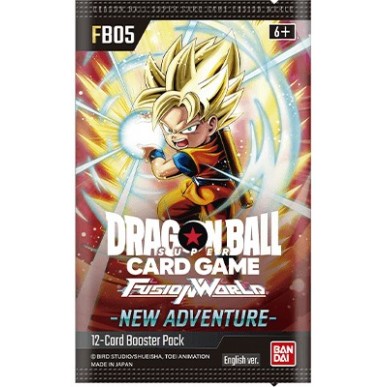 Dragon Ball Super Card Game: Fusion World – New Adventure FB-05 – Bustina da 12 Carte (ENG)