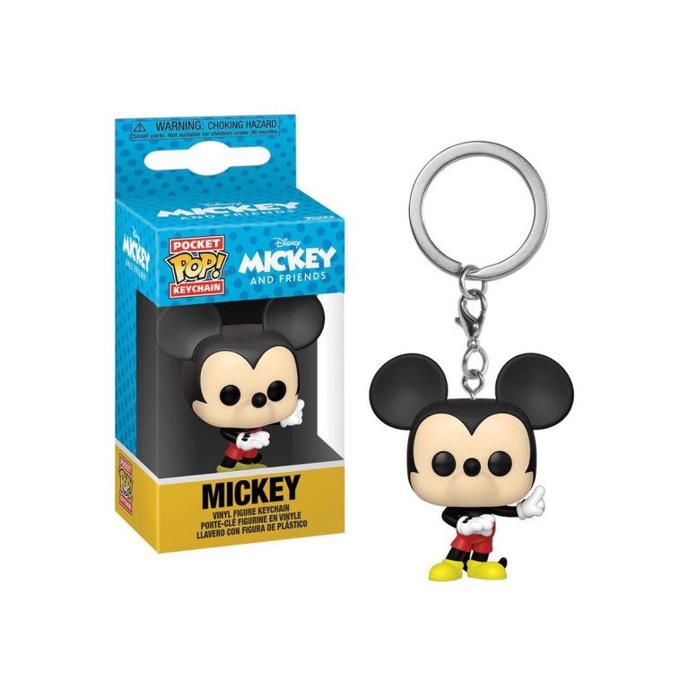 Funko Portachiavi – DISNEY CLASSICS – Pocket Pop Keychains – Mickey