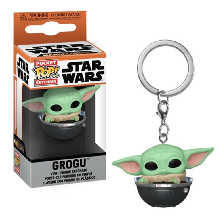 Funko Portachiavi Grogu The Mandalorian Star Wars – Pocket Pop Keychain