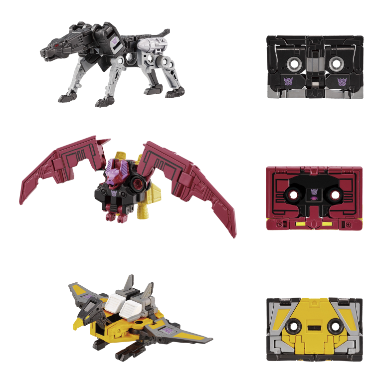 Transformers Takara Tomy MPG-22 Jaguar, Buzzsaw, & Ratbat
