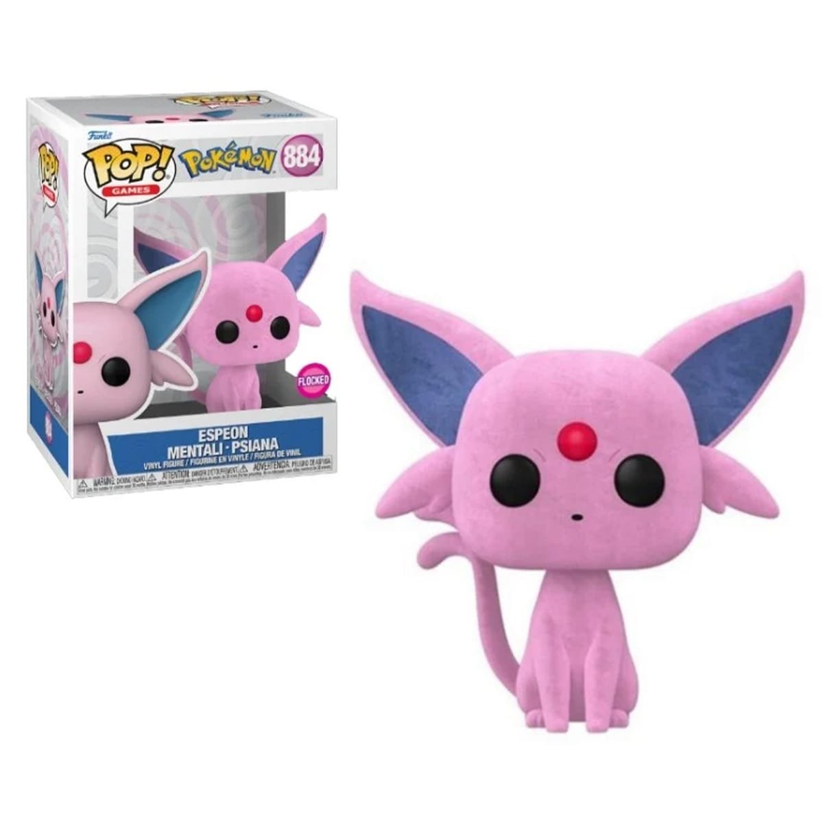 Funko Pop Espeon Flocked Pokémon Special Edition N° 884