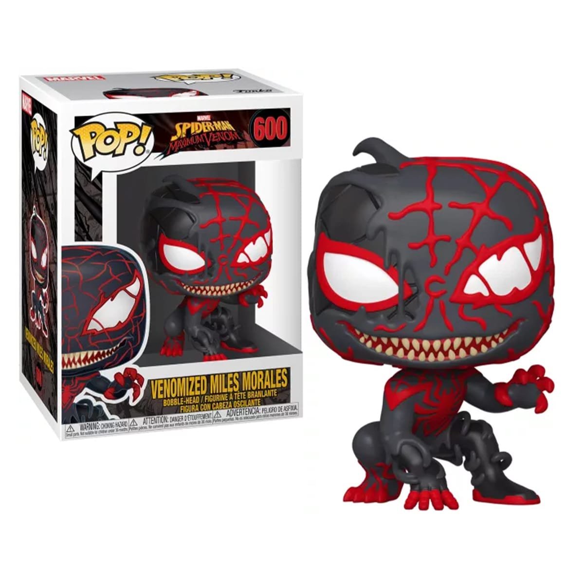 Funko Pop Miles Morales Venomized Marvel N° 600