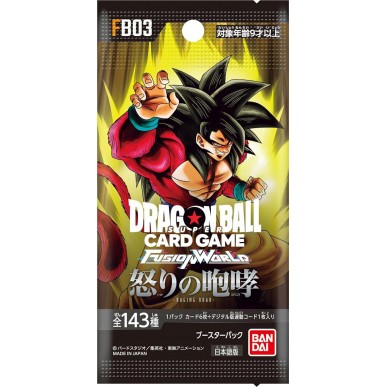 Dragon Ball Super Card Game: Fusion World – Raging Roar FB-03 – Bustina da 6 Carte (JAP)