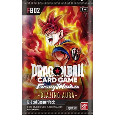 Dragon Ball Super Card Game: Fusion World – Blazing Aura FB-02 – Bustina da 12 Carte (ENG)