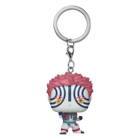 Portachiavi Demon Slayer Kimetsu no Yaiba POP! Vinyl Keychain Akaza 4 cm