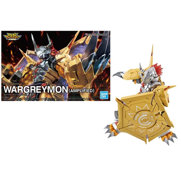 Wargreymon Amplified Digimon Model Kit Figure Rise Standard Bandai