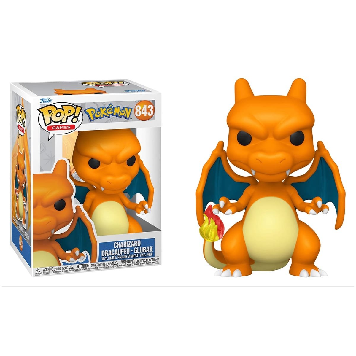Funko Pop Charizard Pokémon Vinyl Figure N° 843