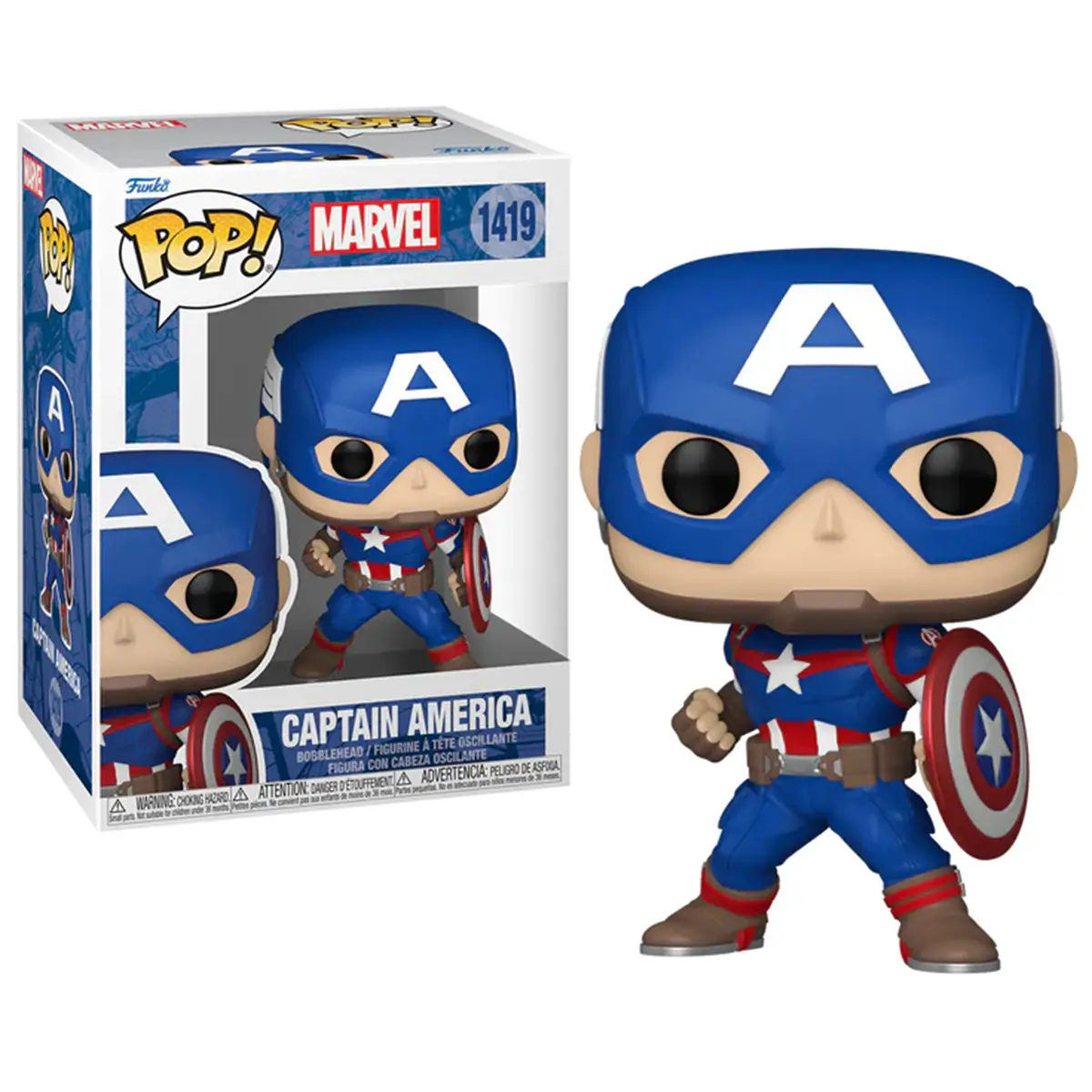 Funko Pop Captain America Marvel New Classics N° 1419