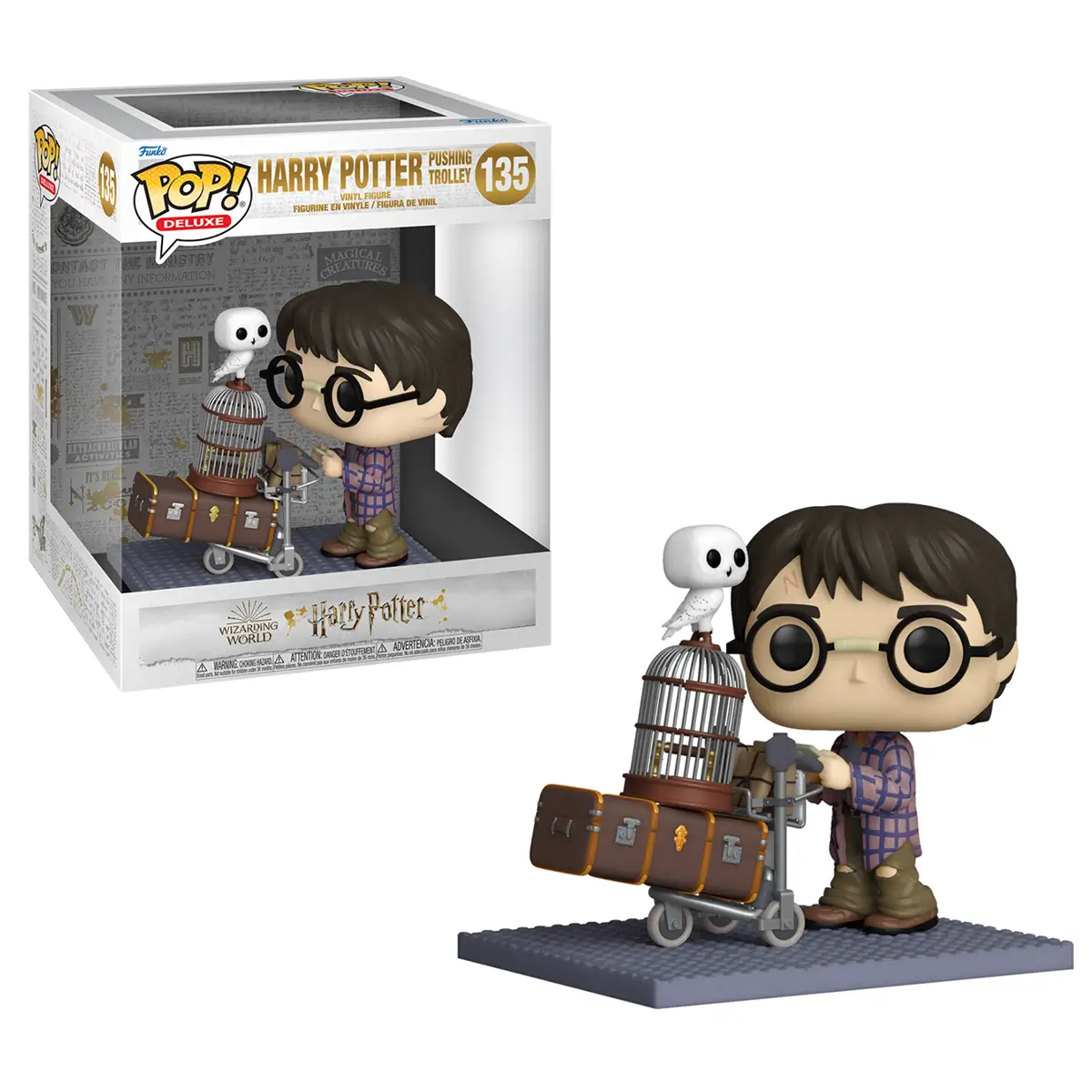 Funko Pop Harry Pushing Trolley Harry Potter Pop Deluxe N° 135
