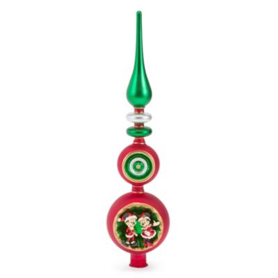 Puntale albero di Natale Topolino e Minnie
