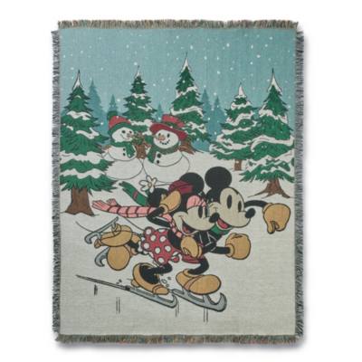 Coperta in pile invernale Topolino e Minnie