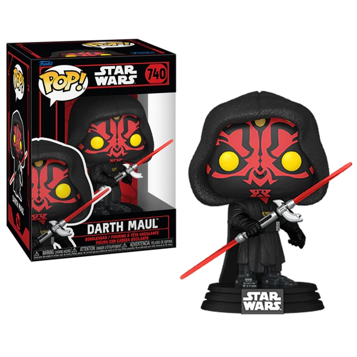 Funko Pop Darth Maul Star Wars Vinyl Figure N° 740