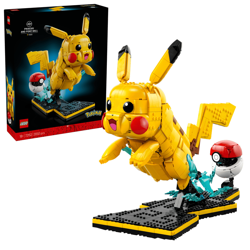 Lego Pokemon 72152 Pikachu e Poké Ball