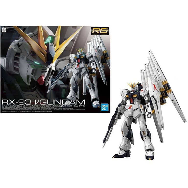 Gundam RG 1/144 v Gundam Model Kit Bandai Real Grade 13 cm