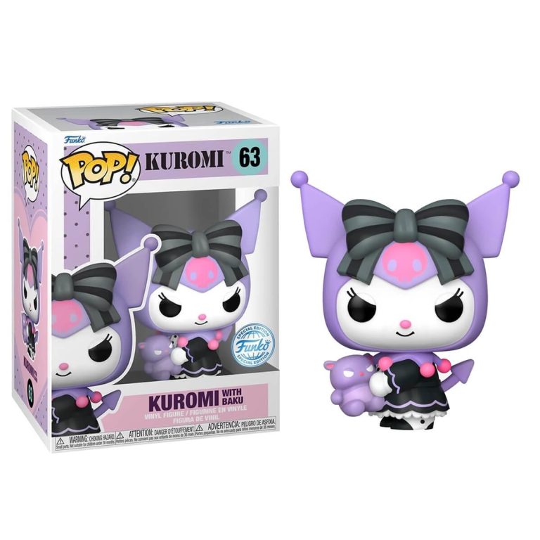 Funko Pop Kuromi with Baku Sanrio Hello Kitty N° 63