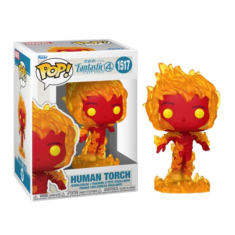 Funko Pop Human Torch Fantastic Four Marvel N° 1517