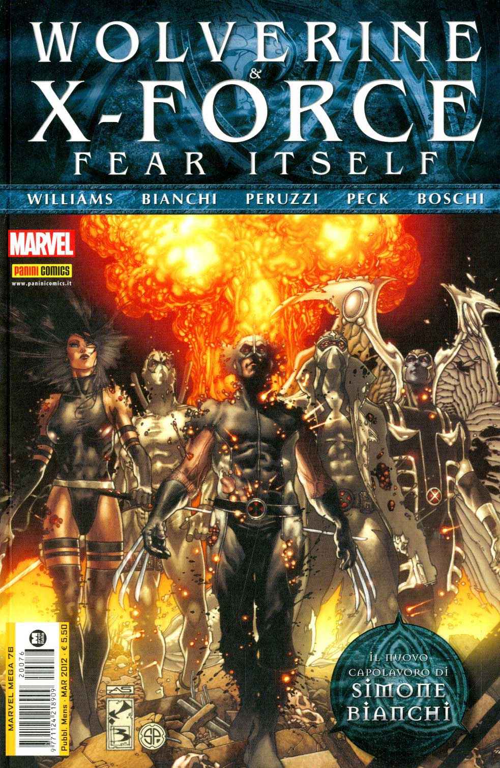 SPECIALE FEAR ITSELF 1 WOLVERINE E X FORCE MARVEL MEGA 76