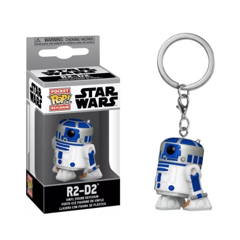 Funko Pocket Pop R2 D2 Star Wars Keychain 4cm