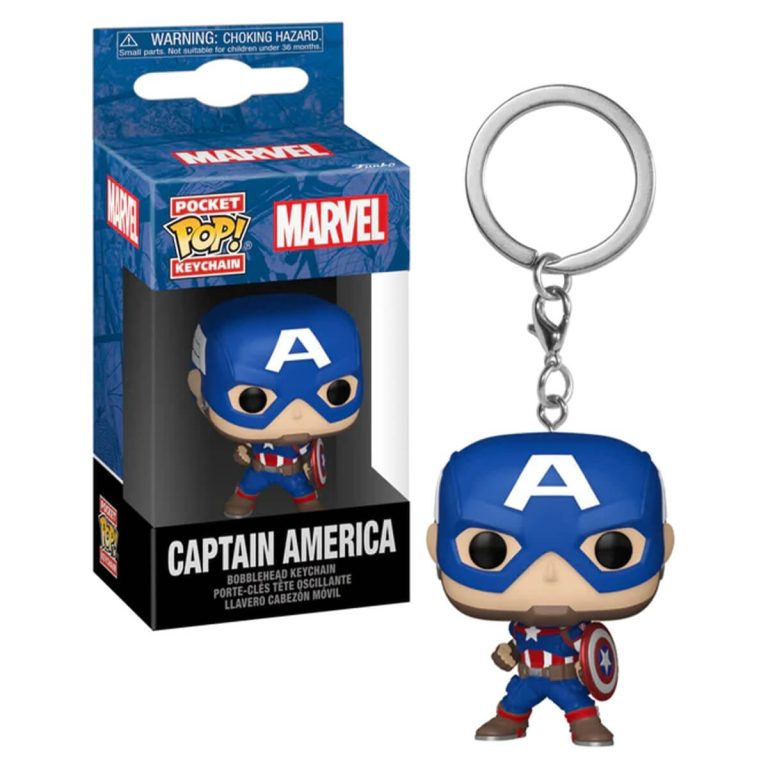 Funko Pocket Pop Captain America Marvel 4cm
