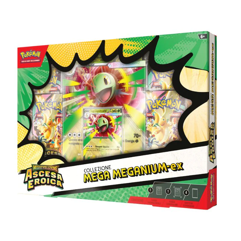 Collezione Pokémon Ascesa Eroica – Mega Meganium